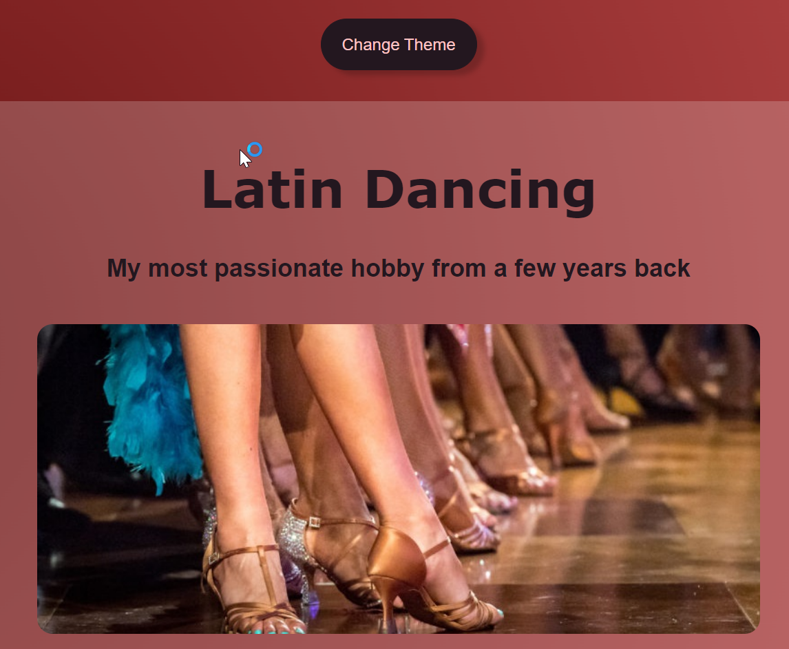 Latin Dance Landing Page